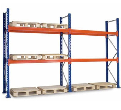 Warehouse Storage Pallet Racking 2 Tier 2700x900x3600mm