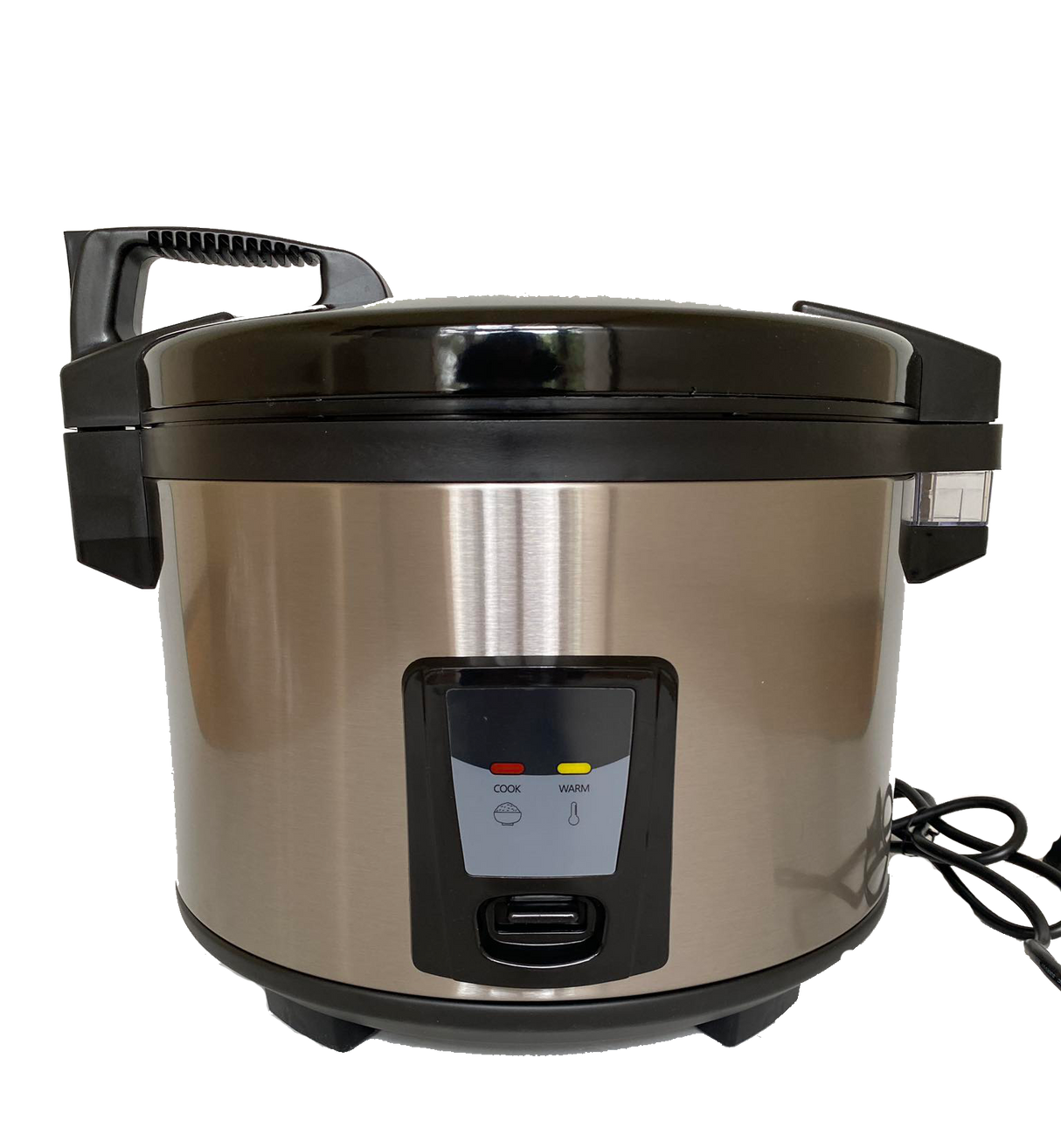 Commercial Rice Cooker 9L - Efficient and Reliable Kitchen Appliance - Includes Manual, Rice Spoon, and Measuring Jug