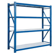 commercial-shelving-4-tier-steel-blue-2000mm-600mm-000mm-front-view